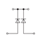 4mm² double-deck diode terminal block