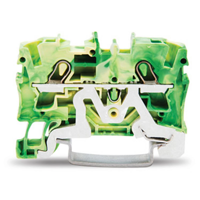 4mm² TOPJOBS yellow-green 2-conductor terminal block