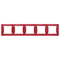 5-fold, horizontal, red frame