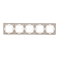 5-fold universal frame, horizontal and vertical, satin (metallic)