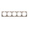 5-fold universal frame, horizontal and vertical, satin (metallic)