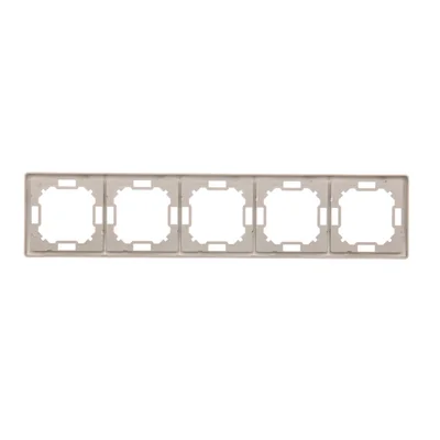 5-fold universal frame, horizontal and vertical, satin (metallic)