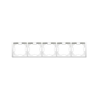 5-fold universal frame, horizontal and vertical, white