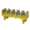 5-segment installation branch (terminal: 5x25mm2-5x4x10mm2) on TS 35