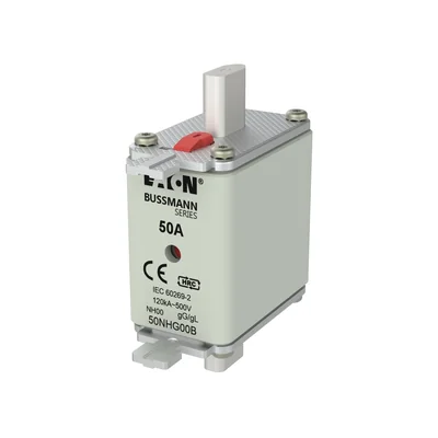 50NHG00B NH00 fuse link 50A 500V GL/GG double indicator