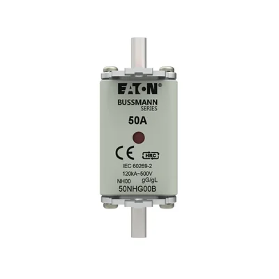 50NHG00B NH00 fusibile 50A 500V GL/GG doppio indicatore