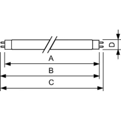 58W G13 fluorescent lamp