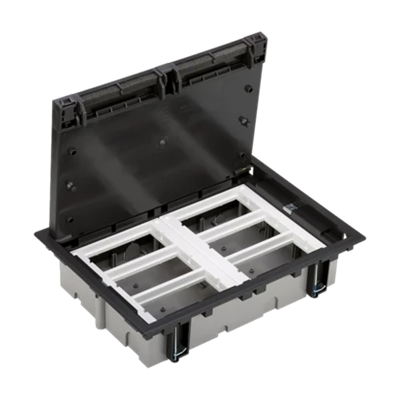 6-Modul-Bodentank, 12x K45 + 2x SM302/9, graphitgrau