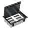 6-module floor box, 12x K45, depth 93mm + 2x SM302/9, Graphite Gray