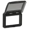 6-module inspection window IP44/IP54 (black)