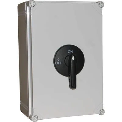 6-POLE SWITCH DISCONNECTOR 125A IN ABS HOUSING WITH Z/C HANDLE