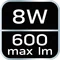 600 lm SMD wiederaufladbare Werkstattlampe