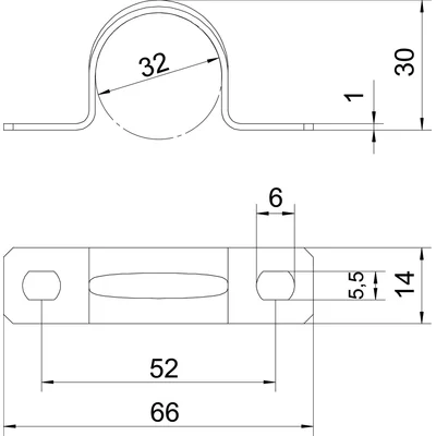 605 32 A4 Dvoučepelová montážní svorka