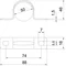 605 50 G Two-claw mounting clamp
