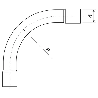 6316E ECZ LACQUERED ELBOW
