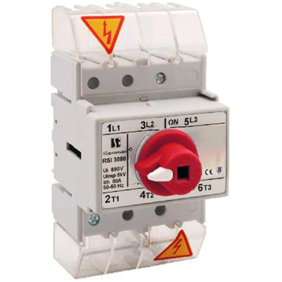 63A three-way switch disconnector without knob