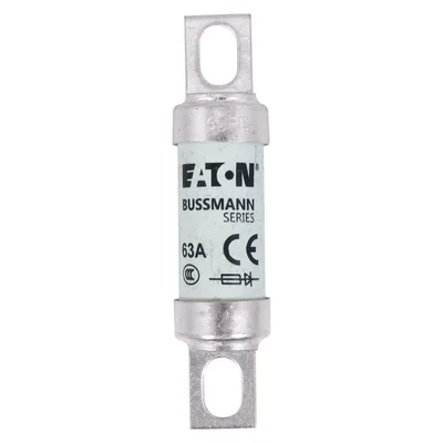 63FE Rychlofukovací vložka, 63 A, AC 690 V, DC 500 V, BS88, 19 x 77 mm, aR, BS