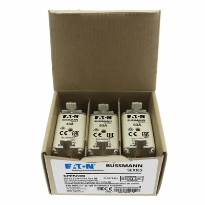 63NHG00B NH00 fusibile 63A 500V GL/GG doppio indicatore