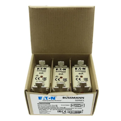 63NHG00B NH00 Sicherungseinsatz 63A 500V GL/GG Doppelanzeige