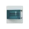 65P08X12A graues Gehäuse, 8 m, IP65, 63 A, Schutzklasse II, 250 x 232 x 155 mm (H x B x T) | DIN-Schienen | transparente Tür | N+PE-Schraube