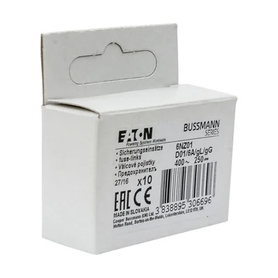 6NZ01 Einsatz D01 6A T GL/GG 400VAC E14