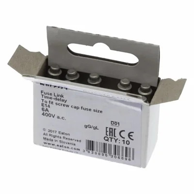 6NZ01 Vložka D01 6A T GL/GG 400VAC E14