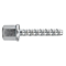 6x55mm galvanized screw for concrete with head with M10 internal thread