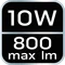 800lm 2v1 CREE T6 LED USB dobíjecí svítilna