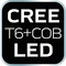 800lm 2v1 CREE T6 LED USB dobíjecí svítilna