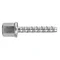 8x50mm galvanized screw for concrete with head with M12 internal thread