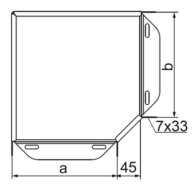 90° elbow, KKBJ100H50