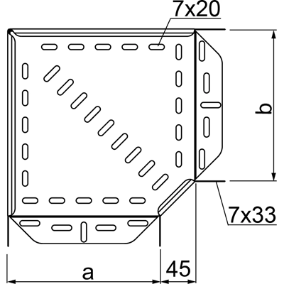 90° elbow, KKP400H110