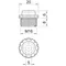 90 M16 GE Screw-in cap, closed version