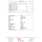 „90” Surface-mounted box with rubber glands 12-inlet 98x98x42mm IP55 cover for 4 screws white