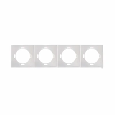 A set of gaskets for a 4-gang frame