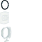 A set of seals for Berker R.1/R.3 key switches transparent