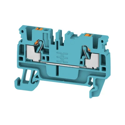 A2C 2.5 BL Through rail connector, catalog number 1521880000