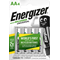 AA / HR6 / NH15-1300 Batería Ni-MH Energizer ACCU RECARGA UNIVERSAL 1.2V 1300mAh 4uds