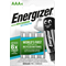 AAA / HR03 / NH12-800 Batería Ni-MH Energizer ACCU RECHARGE EXTREME 1.2V 800mAh 4uds