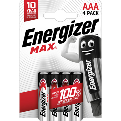 AAA / LR03 alkaline battery Energizer MAX 1.5V 4pcs