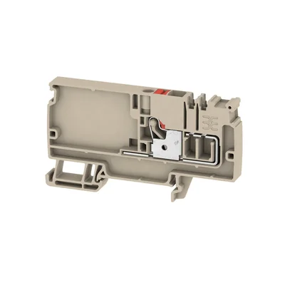 AAP11 6 LO RD Through rail connector, catalog number 1989780000
