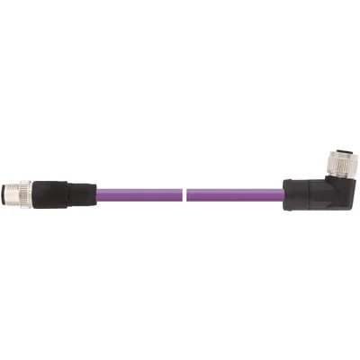 AB-DN-M12MS-2,0PUR-M12FS Cable Splitter