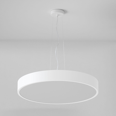 ABA 600 závěsná LED PHILIPS LV 67W/7700lm/3000K, 230V, signální bílá (matná struktura) RAL 9003