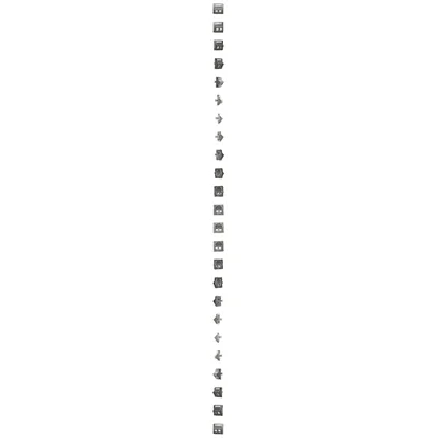 Abdeckung der Telefonbuchse auf Keystone-Doppeldiagonale mit Schreibfeld inox (metallic)