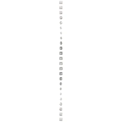 Abdeckung der Telefonbuchse auf Keystone-Doppeldiagonale mit weißem Etikett