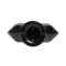 Abnehmbarer Flachstecker, 2,5 A/250 V, Klasse II-Isolierung. SCHWARZ