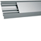 Above-floor trunking 4 chambers, 18x125 mm aluminium