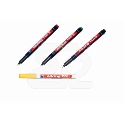 Abrasion and water resistant marker for PVC PN-R red