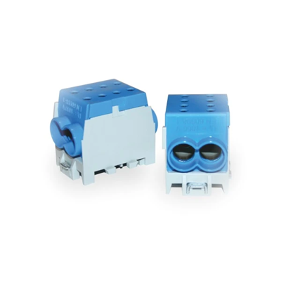 Abrazadera de cable principal HLAK 50 1/2 azul 3 uds.