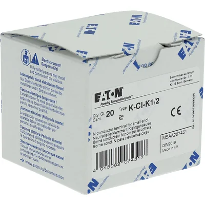 Abrazadera neutra para carcasa pequeña, K-CI-K1/2